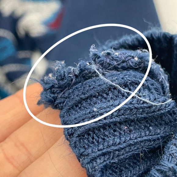 Vintage Sweater Grandpa Dad‎ Nerd Grunge Retro Blue Argyle 90s Classic Geometric - Picture 9 of 15